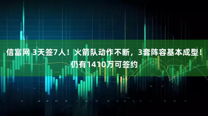 信富网 3天签7人！火箭队动作不断，3套阵容基本成型！仍有1410万可签约