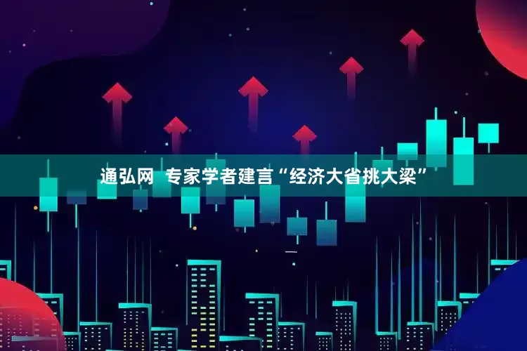 通弘网  专家学者建言“经济大省挑大梁”